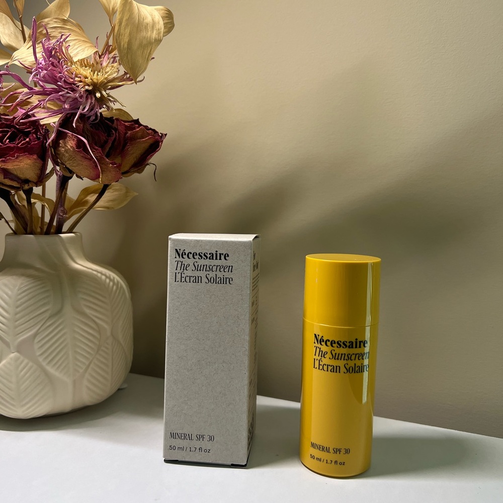 Necessaire the sunscreen 50ml
SPF 30
Brand new